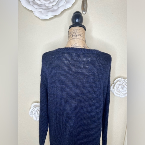 NTM Jolt Navy & Cream Gingerbread Man Ice Skating  Sweater Size Extra Large - Picture 11 of 14